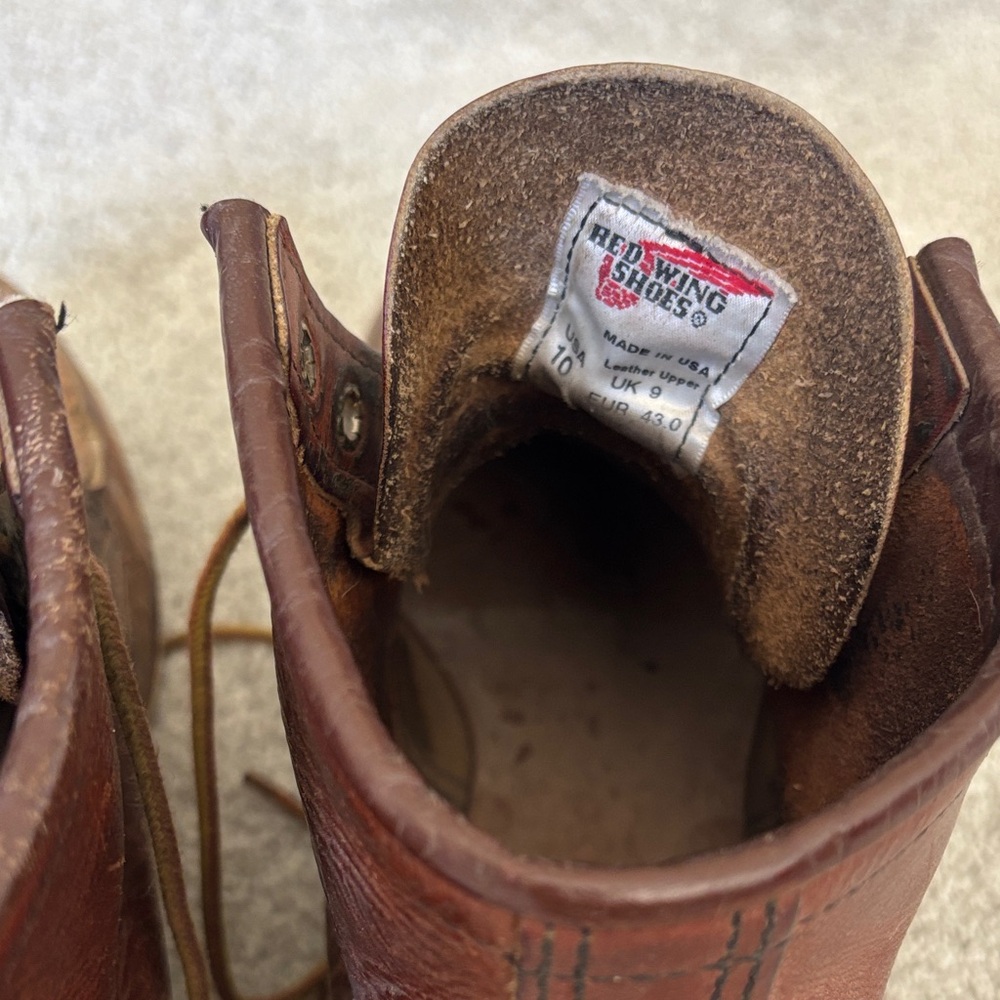 Red Wing Shoes Rustic Leather Footwear